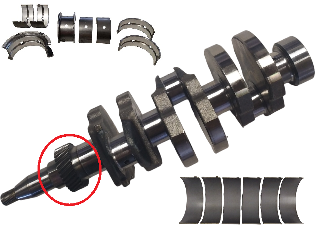 10474974KAj0wwksRxQ2e Kurbelwelle für Mitsubishi L3E L3A L3C MM432858 30L2000500 30L2000501 5527662338