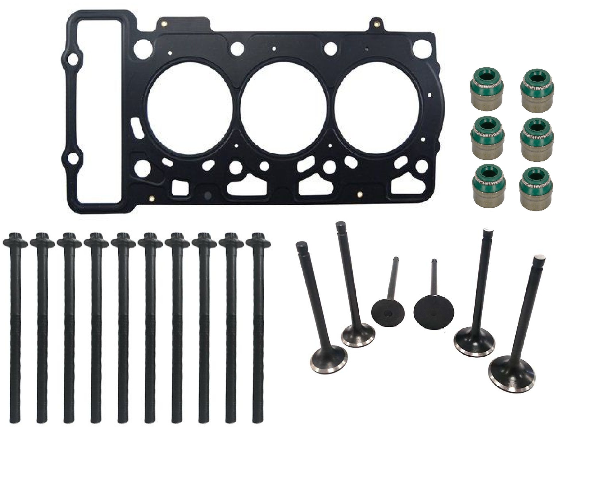 Kit Einlassventile + Auslassventile für Smart M160 599 600 698 700 ccm NR3
